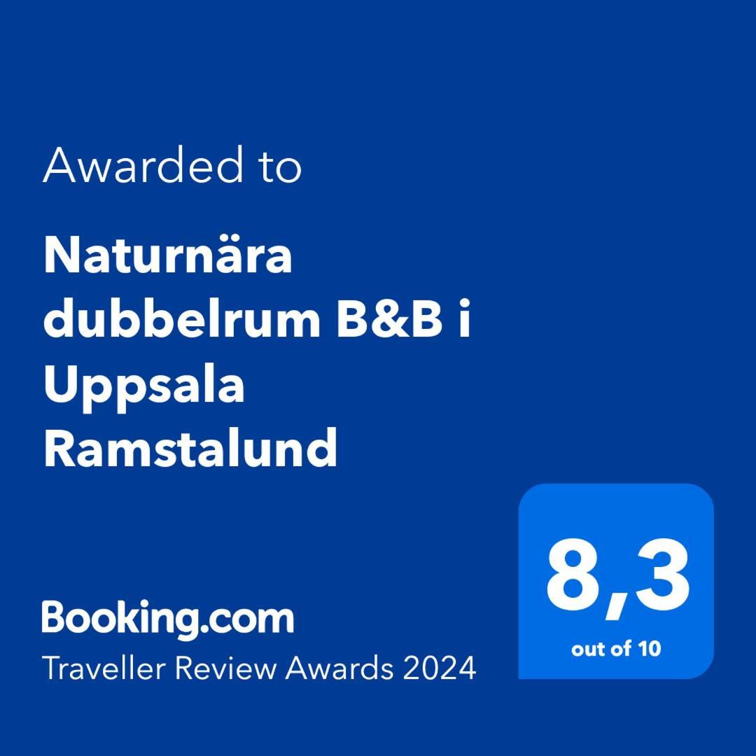 Naturnaera Dubbelrum B&B I Uppsala Ramstalund Esterno foto